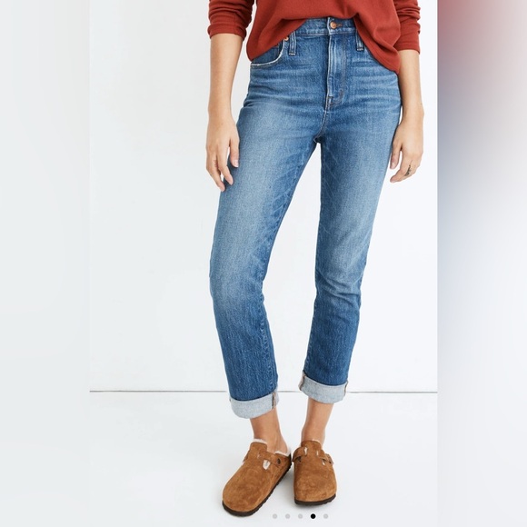 Madewell The High-Rise Slim Boy Jean - Picture 4 of 15
